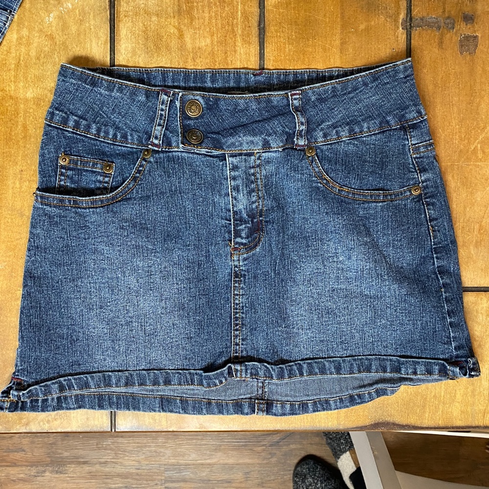 OTB (One Tuff Babe) Jean-skirt. gently used!!